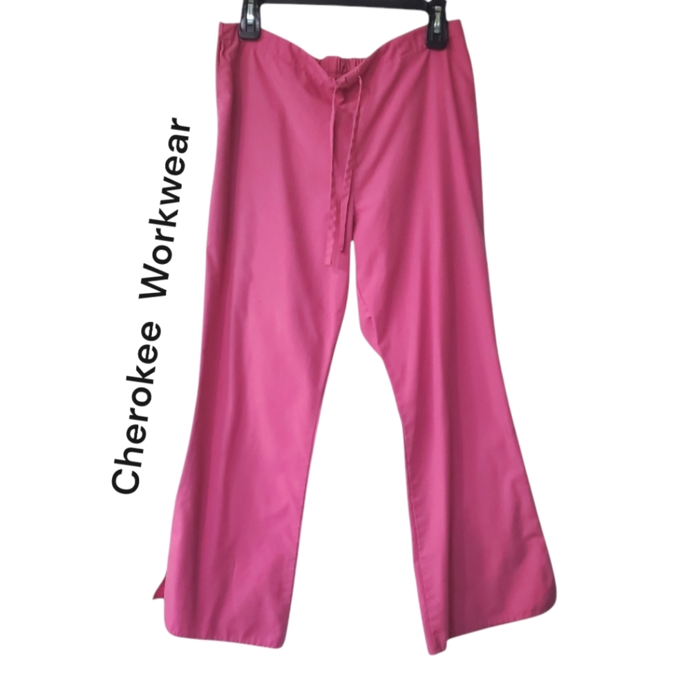 Cherokee Workwear Women's Pink Scrub Pants Size S